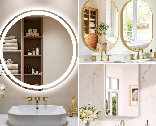 Aesthetic Mirror Ideas for Every Space cover photo collage