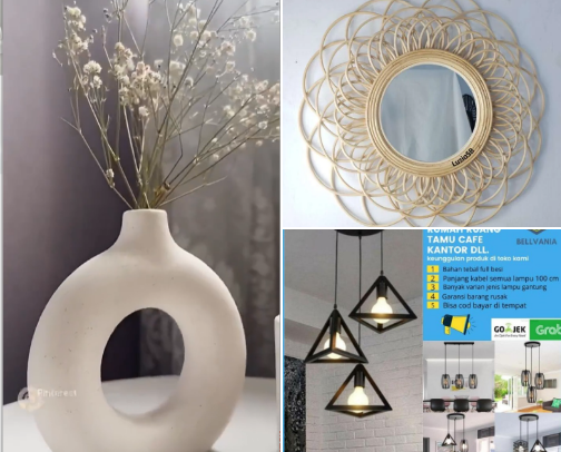 My Favorite Aesthetic Home Decor (from Shopee Indonesia) cover photo collage