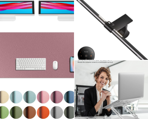 Minimalist Desk Setup Essentials cover photo collage