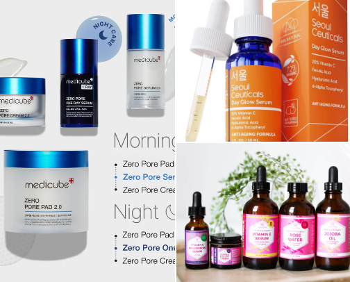 Skin Care cover photo collage