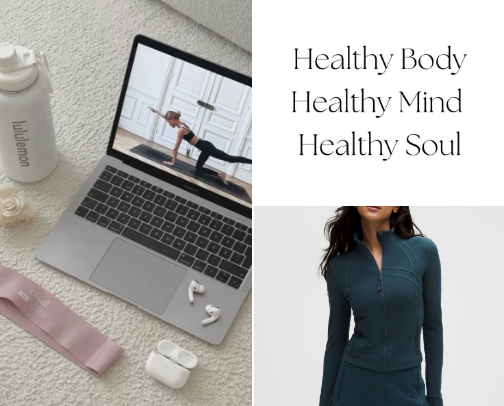 Workout essentials cover photo collage