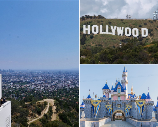 Chasing Sunshine: A Weekend in Los Angeles, California cover photo collage