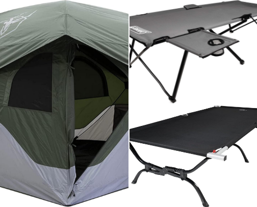 Basic Essentials For Tent Camping cover photo collage
