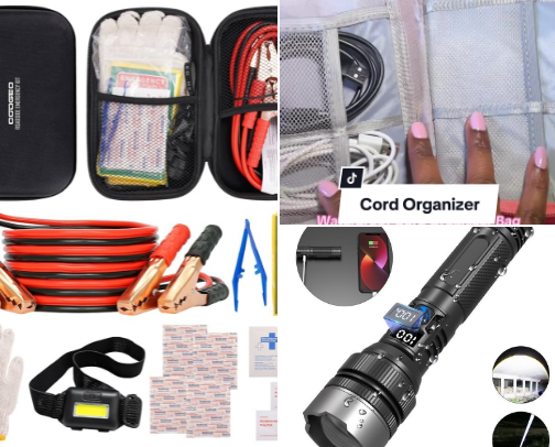 Car items for Teens cover photo collage