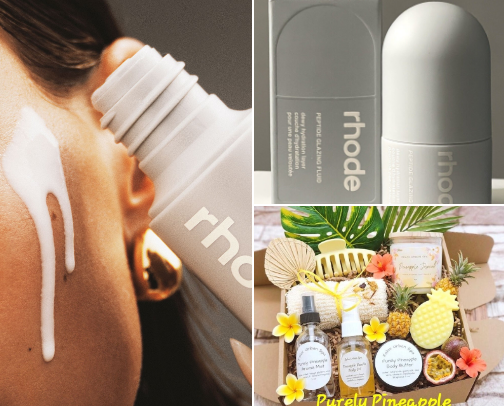 Rhode Skincare: The Ultimate Glazed Skin Guide ✨ cover photo collage
