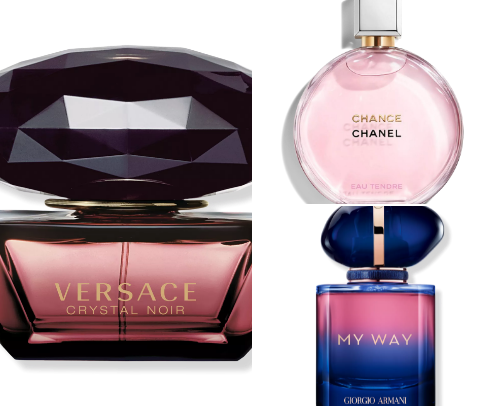 Favorite perfumes cover photo collage