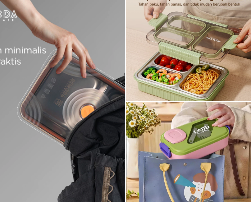 Lunch On Point! Trendy Bento Boxes You’ll Actually Want to Show Off cover photo collage