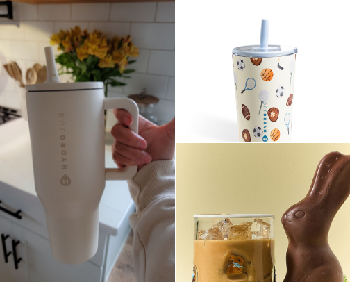 Drinkware for the girls ☕️💐 cover photo collage