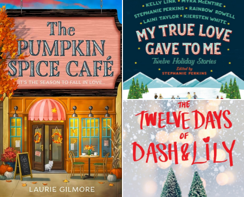 Romance books that make for perfect winter reading with a cup of tea cover photo collage
