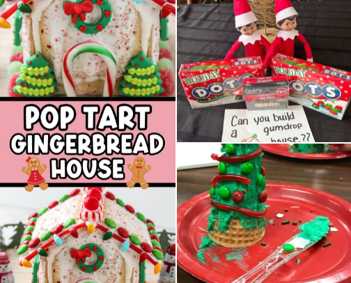 Christmas activity’s with little cover photo collage