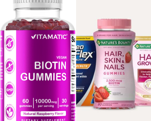 Vitamins and Gummies cover photo collage