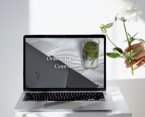 Online Tools & Courses cover photo collage