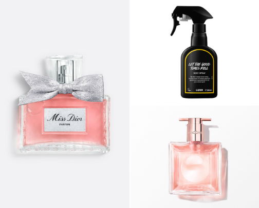 My favourite perfume picks cover photo collage