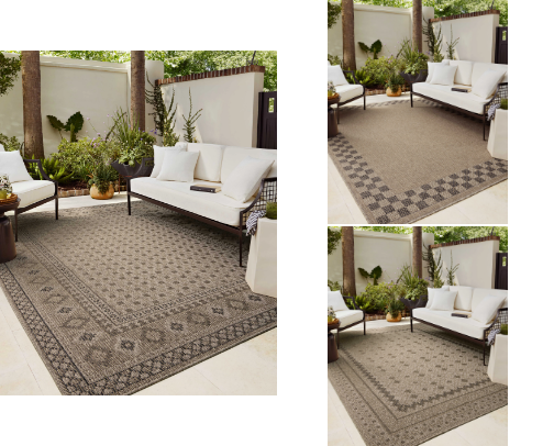 Outdoor Rugs cover photo collage