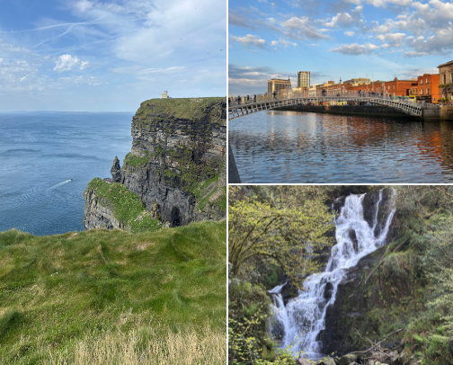 Stamped Destinations: Ireland cover photo collage