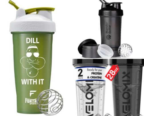 Protein Shaker Bottles: Compare Cleaning, Mixing & Storage cover photo collage