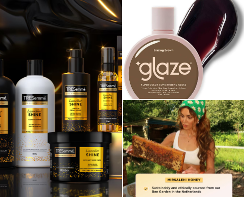 Shiny Hair Products✨ cover photo collage