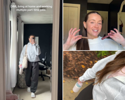 Days in my Life: 23-year-old, living at home, working, working out, and content creation cover photo collage