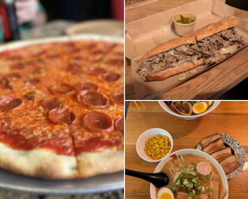 Favorite food spots NYC cover photo collage