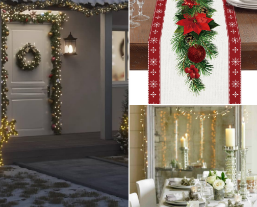 Deck the halls 🎄🎅 cover photo collage