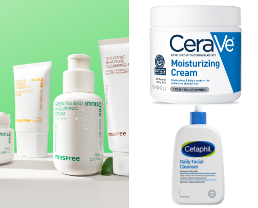 acne friendly skin care! cover photo collage