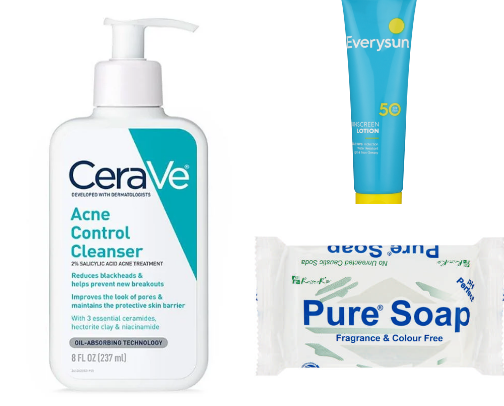 Skincare Essentials cover photo collage