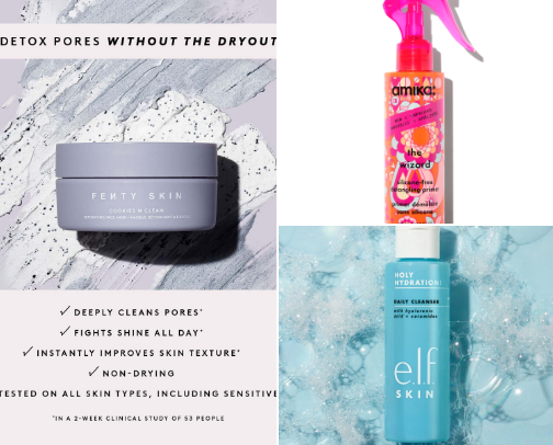 Hair, Skin, & Beauty Finds 🦋🩵 cover photo collage