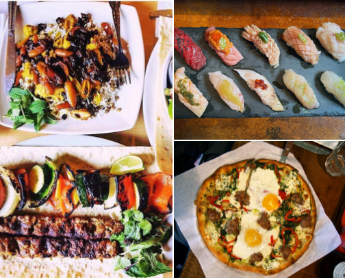 Consistently great & causal San Francisco food recs cover photo collage