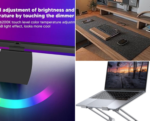 🇺🇸Escritorio Aesthetic y Productivo (Must-Haves de Amazon)🤩🥰 cover photo collage