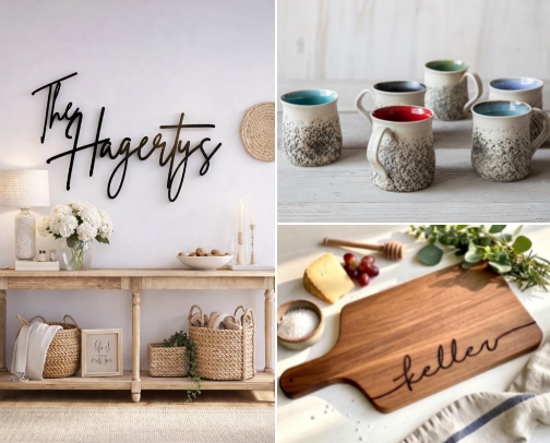 Handmade & Personalized Decor cover photo collage