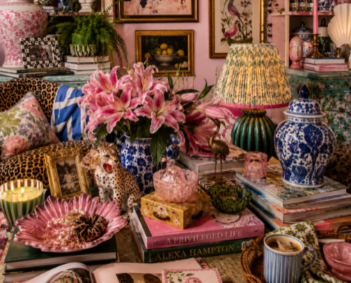 eclectic maximalist homemaker cover photo collage