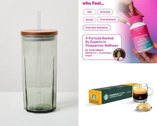 Postpartum survival guide cover photo collage