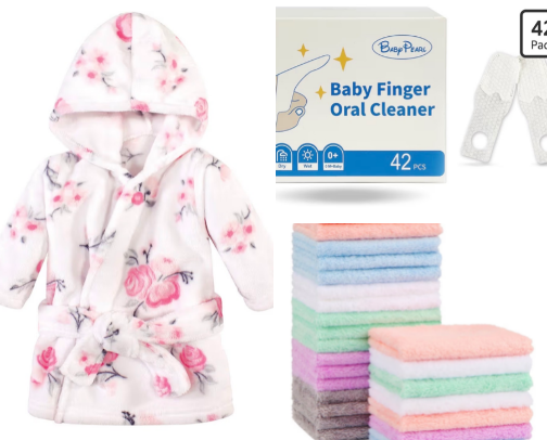 Baby spa must haves cover photo collage