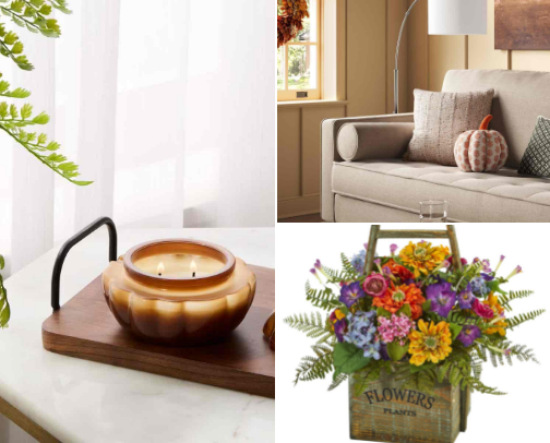 Nothing says fall like warm, inviting home décor 🍂 Here are some cute picks! cover photo collage