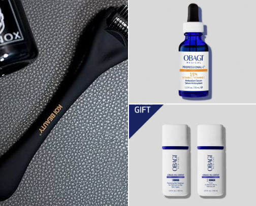 Skincare cover photo collage
