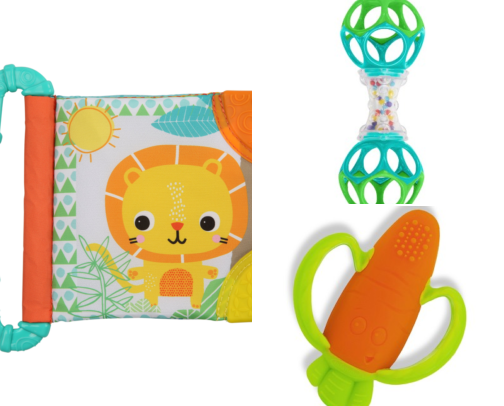 Baby Stocking Stuffers Under $25: Useful Gifts for Baby’s First Christmas cover photo collage
