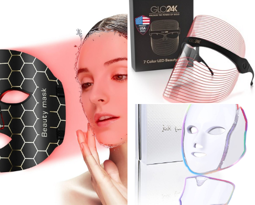LED Skincare Masks cover photo collage