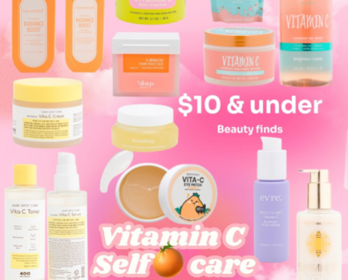 Vitamin C self care starter kit cover photo collage