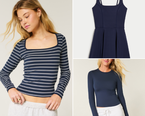 College clothing must haves cover photo collage