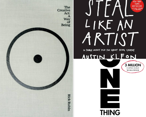9 Books every artist should read. cover photo collage