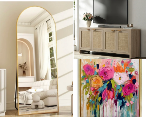 My favorite home finds cover photo collage