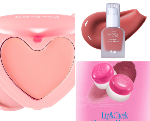 Best Dewy & Long-Lasting Blushes for Glowing Skin! cover photo collage