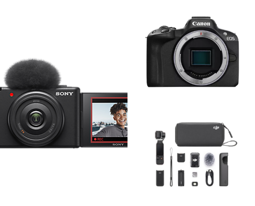 Top 25 tec gear for shooting & editing videos. (Influencers edition) cover photo collage