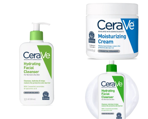 Skincare for sensitive skin cover photo collage