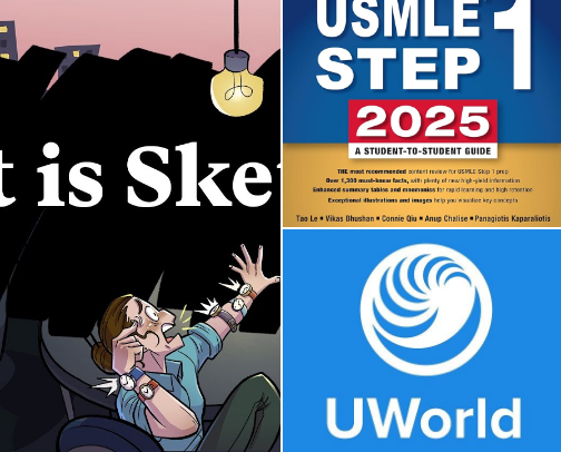 EVERYTHING I USED TO PASS STEP 1 cover photo collage