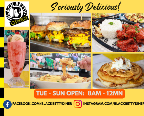 Black Betty Diner cover photo collage