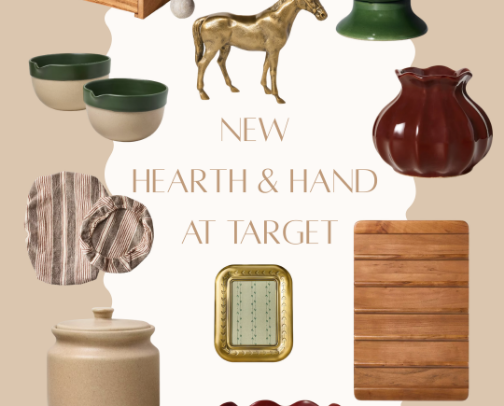 New Hearth and Hand at Target! cover photo collage
