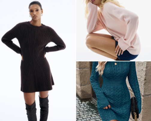 Cute autumn winter outfits cover photo collage