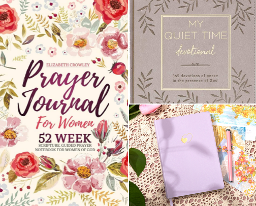 Journals for Spiritual Growth cover photo collage