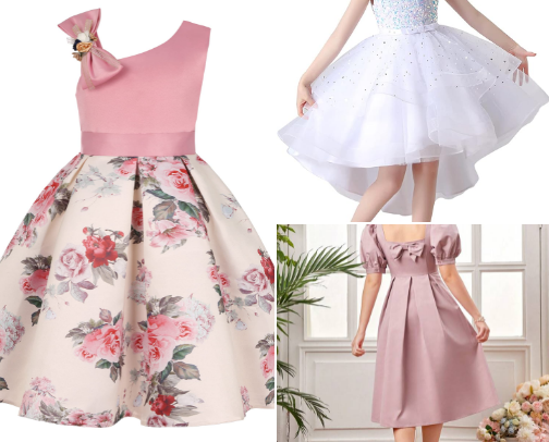 ✨Vestiti eleganti per le nostre principesse piccole e grandi✨ cover photo collage